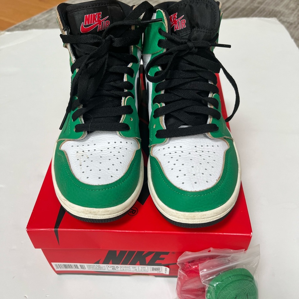 Air Jordan 1 High OG Lucky Green /Black White Sail
